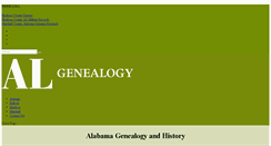 Desktop Screenshot of alabamagenealogy.org